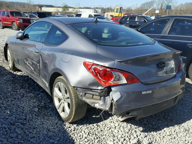 KMHHT6KD5CU072673 - 2012 HYUNDAI GENESIS CO GRAY photo 3