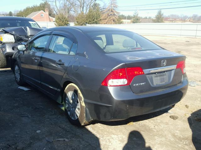 2HGFA1F37AH529975 - 2010 HONDA CIVIC VP GRAY photo 3