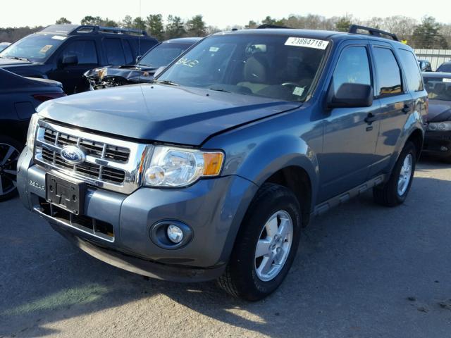 1FMCU9D70BKB66406 - 2011 FORD ESCAPE XLT TEAL photo 2