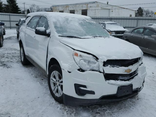 2GNFLCEK1D6352182 - 2013 CHEVROLET EQUINOX LS WHITE photo 1