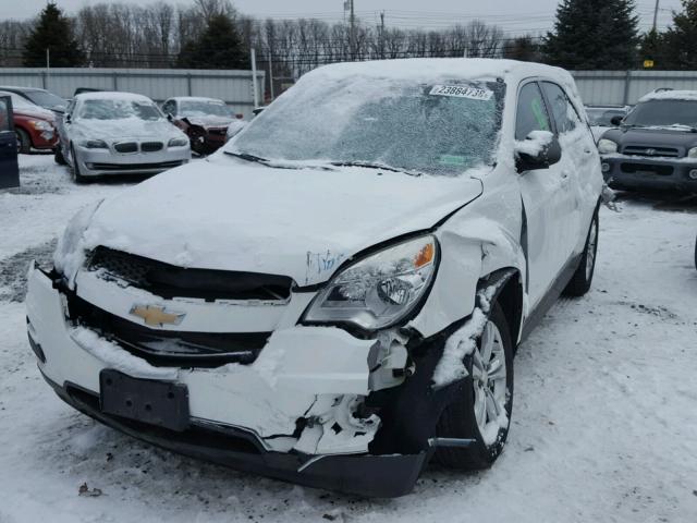 2GNFLCEK1D6352182 - 2013 CHEVROLET EQUINOX LS WHITE photo 2