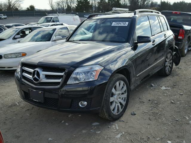 WDCGG8HB8CF748442 - 2012 MERCEDES-BENZ GLK 350 4M BLACK photo 2