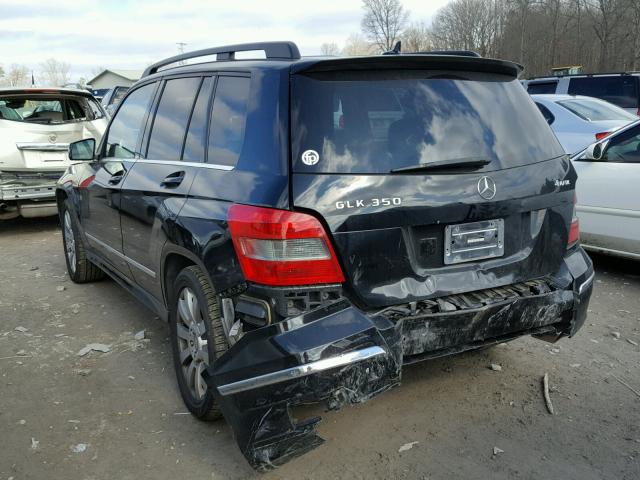 WDCGG8HB8CF748442 - 2012 MERCEDES-BENZ GLK 350 4M BLACK photo 3