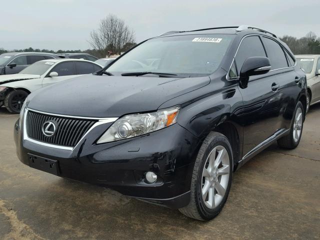 JTJZK1BA6B2005401 - 2011 LEXUS RX 350 BLACK photo 2