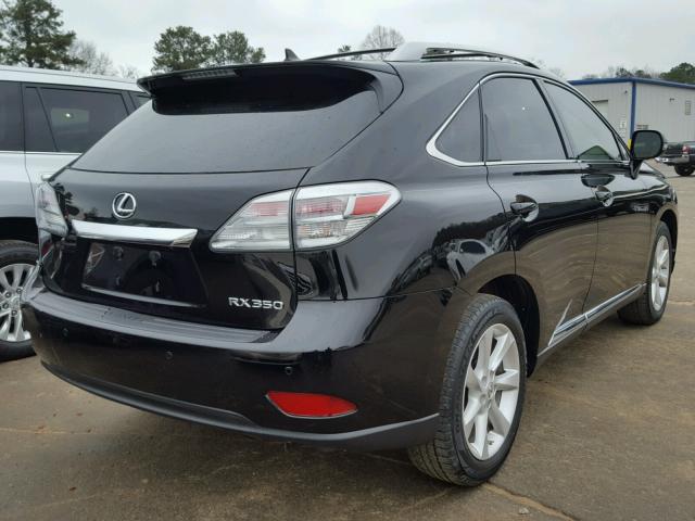 JTJZK1BA6B2005401 - 2011 LEXUS RX 350 BLACK photo 4