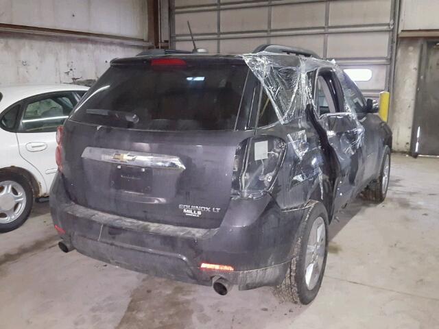 2GNFLCE36F6382676 - 2015 CHEVROLET EQUINOX LT BLACK photo 4