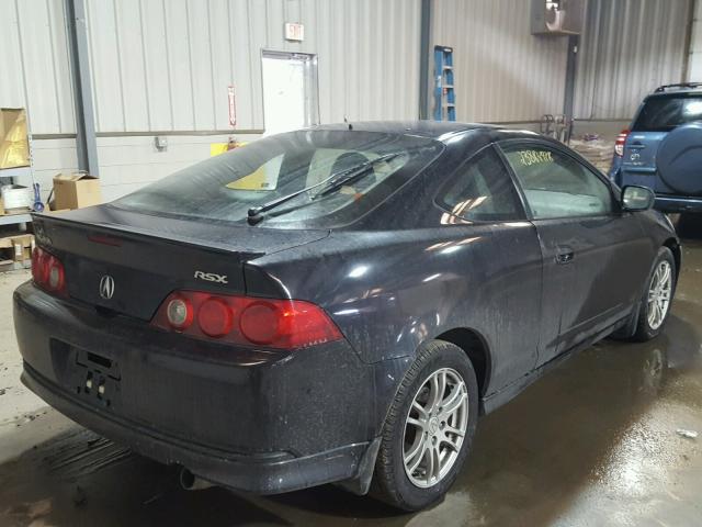 JH4DC54895S010493 - 2005 ACURA RSX BLACK photo 4