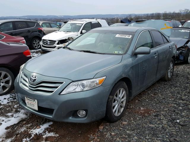 4T1BF3EKXBU627881 - 2011 TOYOTA CAMRY BASE TEAL photo 2