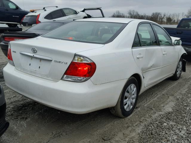 4T1BE32KX6U742123 - 2006 TOYOTA CAMRY LE WHITE photo 4