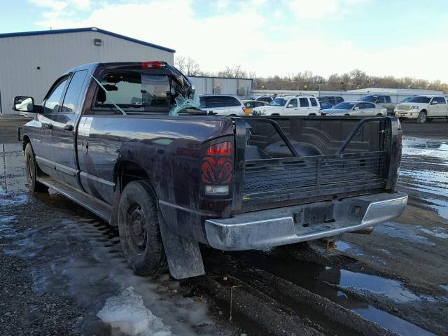 3D7LR38C15G768467 - 2005 DODGE RAM 3500 S MAROON photo 3