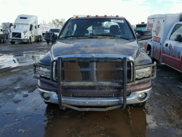 3D7LR38C15G768467 - 2005 DODGE RAM 3500 S MAROON photo 9