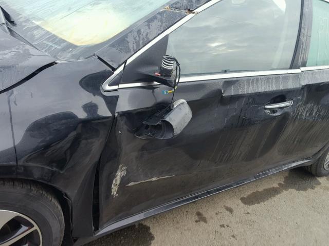 4T1BK1EB8GU197470 - 2016 TOYOTA AVALON XLE BLACK photo 9