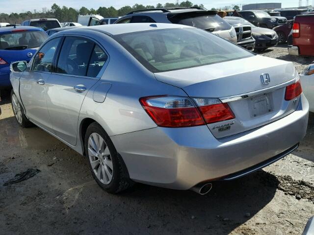 1HGCR3F8XEA027128 - 2014 HONDA ACCORD EXL GRAY photo 3