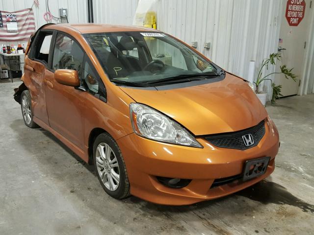 JHMGE8H44AS020116 - 2010 HONDA FIT SPORT ORANGE photo 1