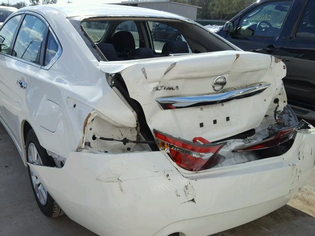 1N4AL3AP6FC431464 - 2015 NISSAN ALTIMA 2.5 WHITE photo 9