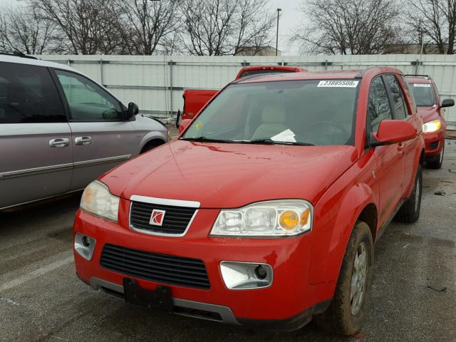 5GZCZ53476S834339 - 2006 SATURN VUE RED photo 2