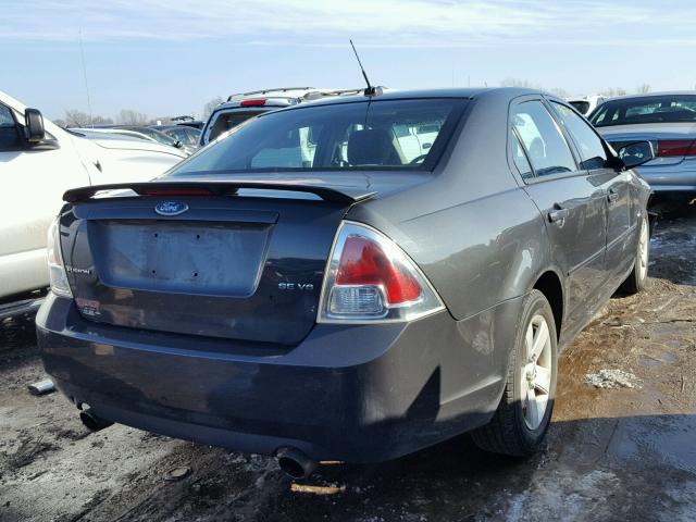 3FAHP07187R198193 - 2007 FORD FUSION SE BLACK photo 4