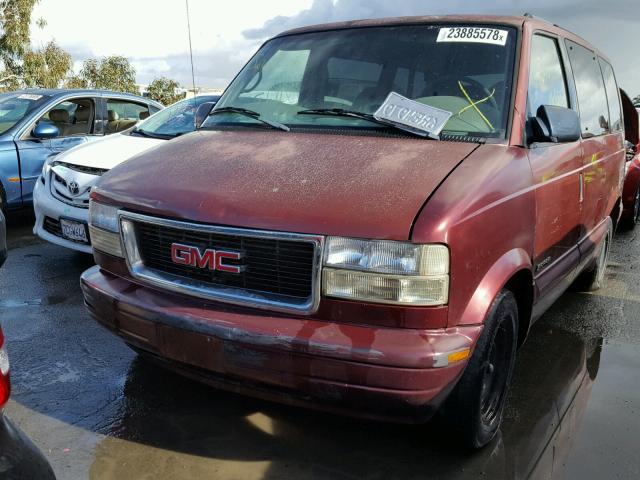 1GKDM19W1WB504528 - 1998 GMC SAFARI XT RED photo 2