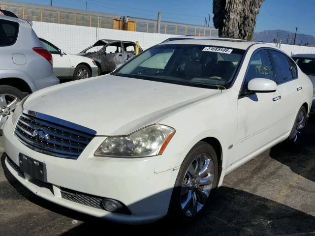 JNKBY01E36M200866 - 2006 INFINITI M45 BASE WHITE photo 2