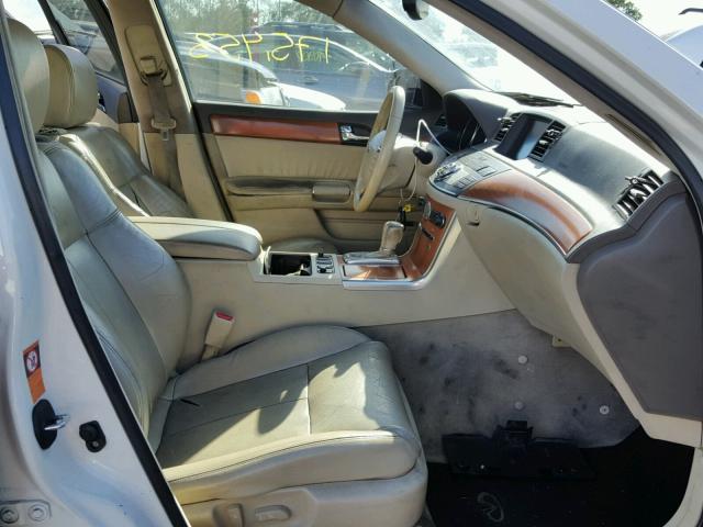 JNKBY01E36M200866 - 2006 INFINITI M45 BASE WHITE photo 5