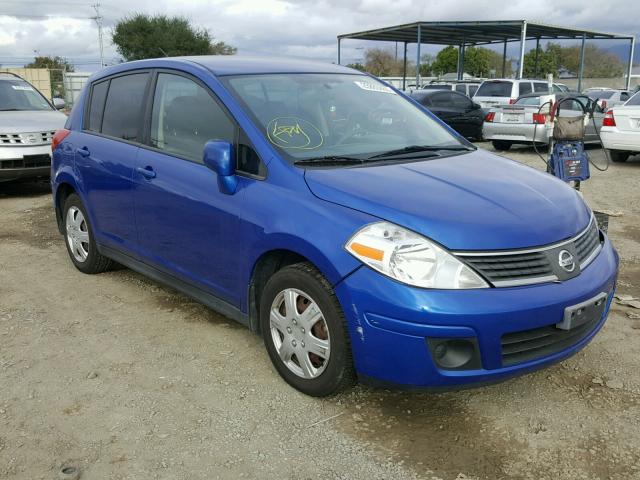 3N1BC13E19L434167 - 2009 NISSAN VERSA S BLUE photo 1