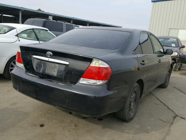 4T1BE32K36U735000 - 2006 TOYOTA CAMRY LE BLACK photo 4