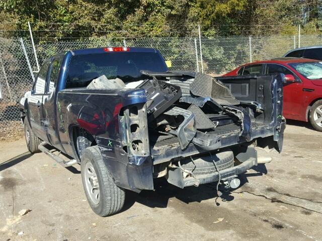 1GTSCUEA6AZ247299 - 2010 GMC SIERRA C15 BLUE photo 3