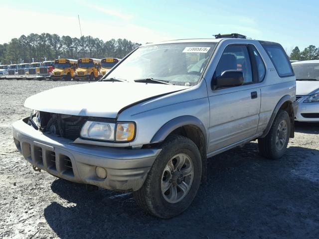 4S2CK57W714337598 - 2001 ISUZU RODEO SPOR SILVER photo 2