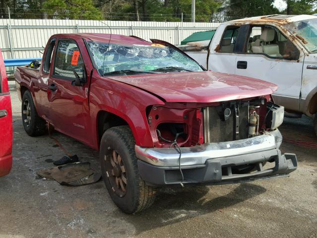 1GCCS196148146788 - 2004 CHEVROLET COLORADO MAROON photo 1