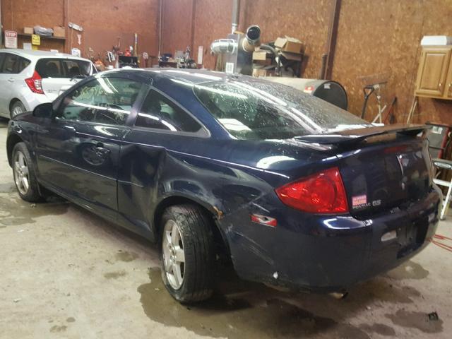 1G2AL18F787303763 - 2008 PONTIAC G5 BLUE photo 3