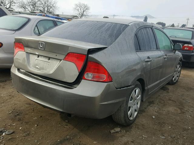 1HGFA16597L002954 - 2007 HONDA CIVIC LX GREEN photo 4