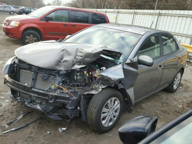 KNAFU4A29C5635986 - 2012 KIA FORTE EX GRAY photo 2