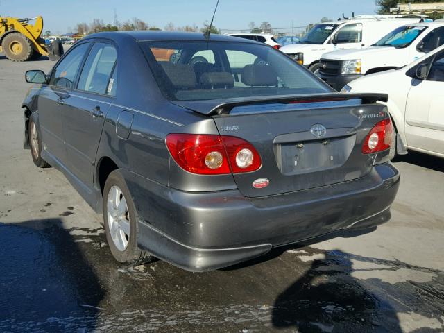 2T1BR32EX7C755830 - 2007 TOYOTA COROLLA CE GRAY photo 3