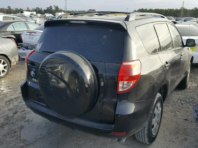 JTMZD33V886066034 - 2008 TOYOTA RAV4 BLACK photo 4