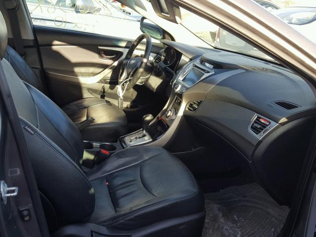 5NPDH4AE1BH055803 - 2011 HYUNDAI ELANTRA GL GRAY photo 5