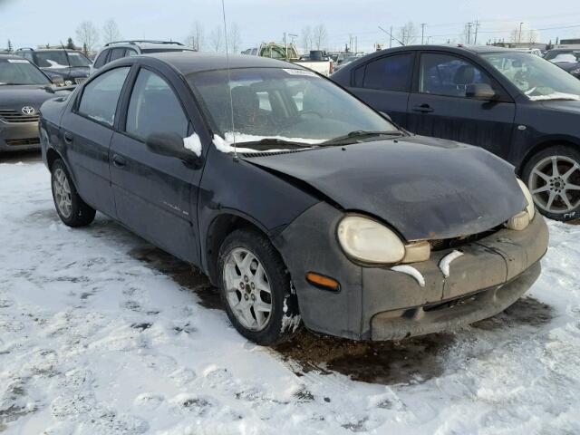 1C3ES46C91D188363 - 2001 CHRYSLER NEON BLACK photo 1