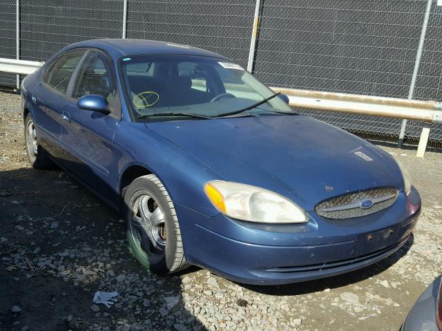 1FAFP55U42G167668 - 2002 FORD TAURUS SES BLUE photo 1