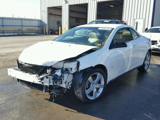 1G2ZH361674154821 - 2007 PONTIAC G6 GT WHITE photo 2