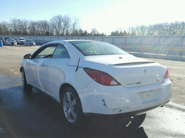 1G2ZH361674154821 - 2007 PONTIAC G6 GT WHITE photo 3