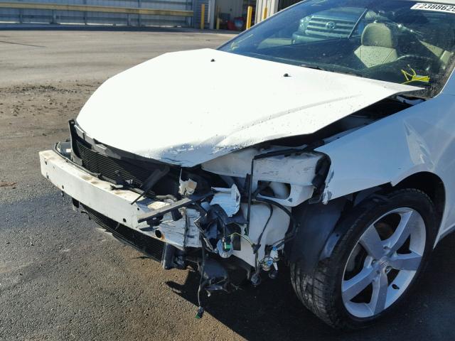 1G2ZH361674154821 - 2007 PONTIAC G6 GT WHITE photo 9