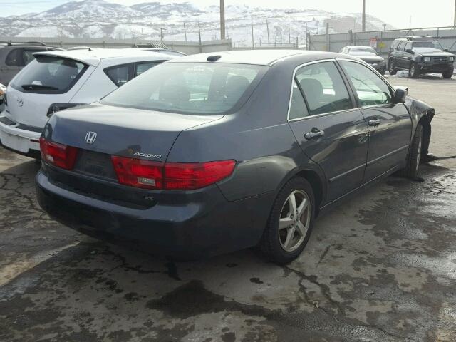 1HGCM56865A039903 - 2005 HONDA ACCORD EX BLUE photo 4