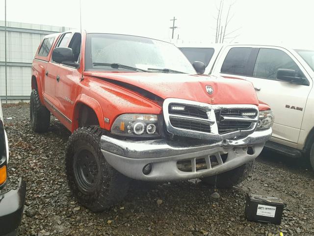 1B7HG2AZ9YS634012 - 2000 DODGE DAKOTA QUA RED photo 1