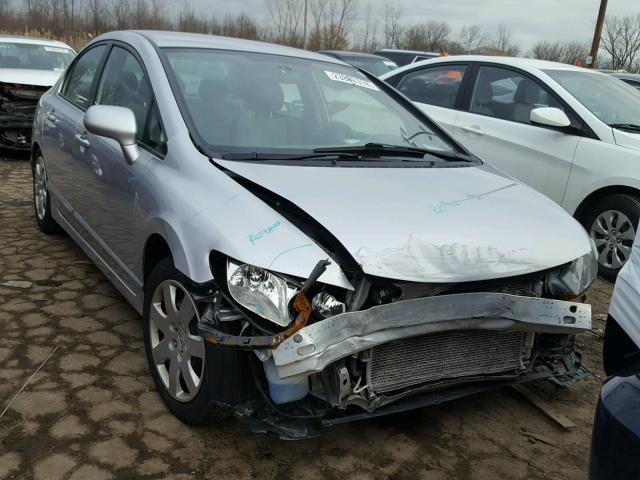 2HGFA1F52AH544630 - 2010 HONDA CIVIC LX SILVER photo 1