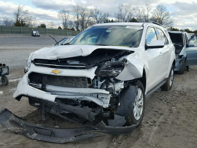 2GNFLFE31H6276933 - 2017 CHEVROLET EQUINOX LT WHITE photo 2