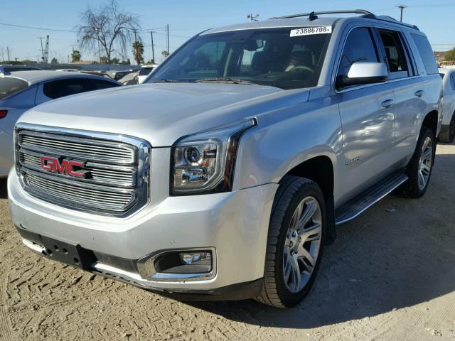 1GKS1BKC1FR214934 - 2015 GMC YUKON SLT SILVER photo 2