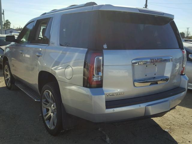 1GKS1BKC1FR214934 - 2015 GMC YUKON SLT SILVER photo 3