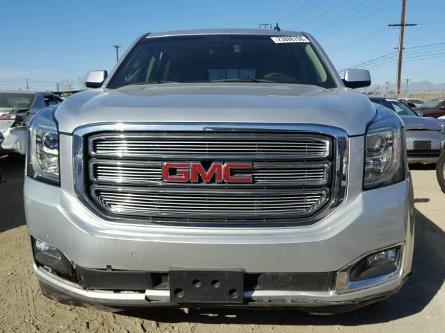 1GKS1BKC1FR214934 - 2015 GMC YUKON SLT SILVER photo 9