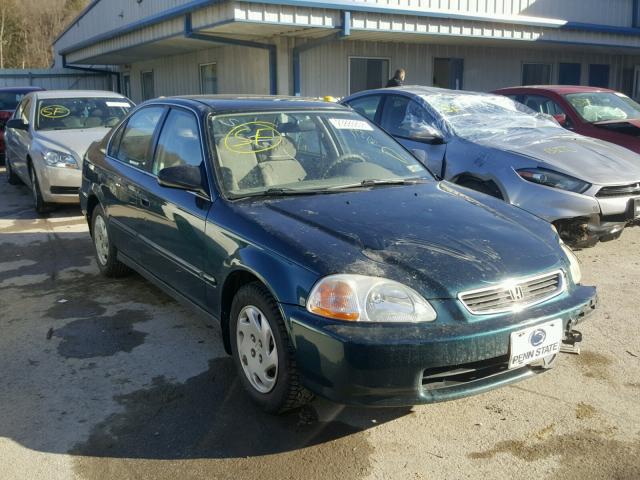 2HGEJ6672VH534650 - 1997 HONDA CIVIC LX GREEN photo 1