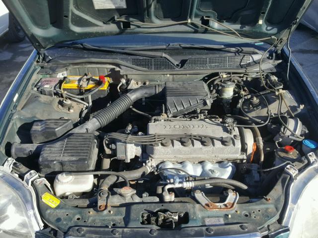 2HGEJ6672VH534650 - 1997 HONDA CIVIC LX GREEN photo 7