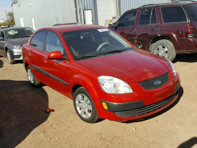 KNADE223796526154 - 2009 KIA RIO BASE RED photo 1